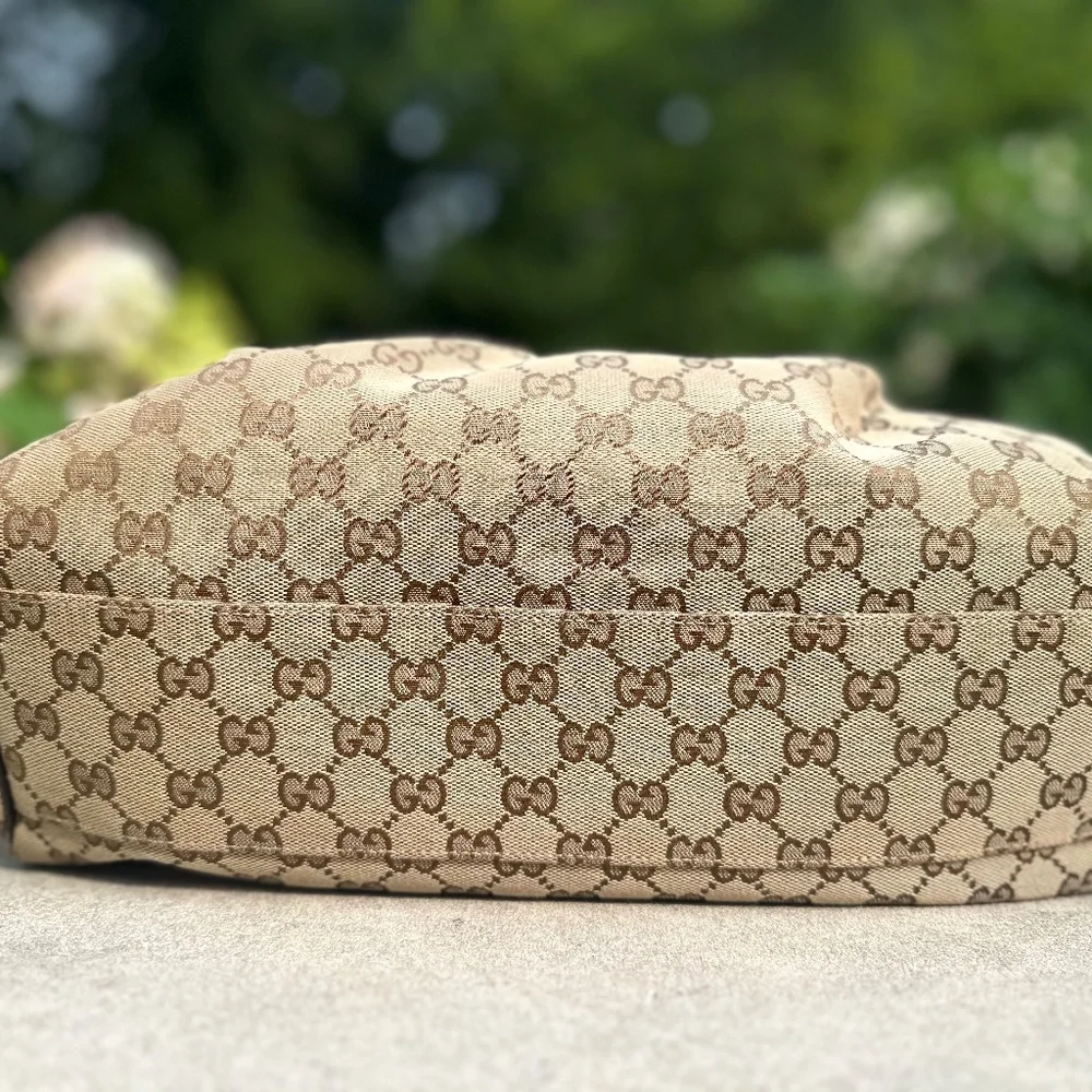 Handbag, Gucci Shoulder Bag Brown - Picture 3 of 7
